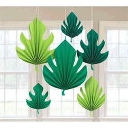 PALM LEAF SHAPED FAN DECOS