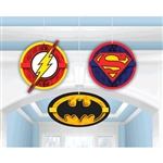 Justice League Honeycomb Hanging Decorations