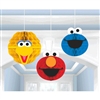 Sesame Street Honeycomb Tissue Decorations