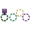 Mardi Gras Beaded Bracelets - 4 Pack