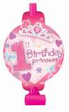 1ST BIRTHDAY PRINCESS BLOWOUTS