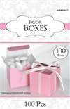 New Pink Favor Boxes 100 Count