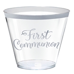 First Communion Plastic Tumblers, 9 oz. - Hot-Stamped