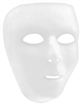 Blank White Male Mask