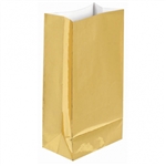 Metallic Gold Foil Large Paper Bags