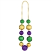 Mardi Gras Jumbo Bead Necklace