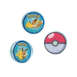 Pokemon Rubber Bounce Balls - 4 Pack