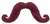 Burgundy Moustache
