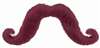 Burgundy Moustache