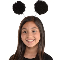 Pom Pom Headbopper - Black