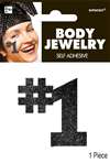 Black Glitter No.1 Body Jewelry