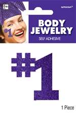 Prurple Glitter No.1 Body Jewelry