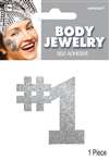 Silver Glitter No.1 Body Jewelry