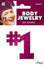 Burgundy Glitter No.1 Body Jewelry