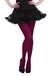 Burgundy 2 Tone Striped Tights