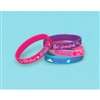 SHIMMER AND SHINE RUBBER BRACELETS