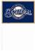 Milwaukee Brewers PlasticMini Flags