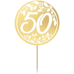 50th Anniversary Gold Picks - 24 Count