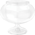 Short Round Pedestal Jar - Plastic
