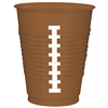 Football Plastic Cups - 25 Count