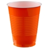 Orange Plastic 18 Oz Cups - 20 Ct