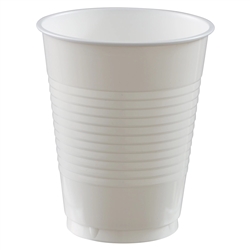 White Plastic 18 oz Cups - 20 Count