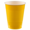 Yellow Sunshine Plastic 18 Oz Cups - 20 Count