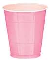 New Pink 12oz Plastic Party Cups - 20 Count