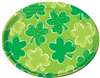 St Patrick's Day Shamrock Round Plastic Platter