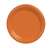 ORANGE DESSERT PLASTIC PLATES 7in-20 CT