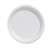 WHITE DESSERT PLASTIC PLATES 7in-20 CT