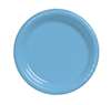 PASTEL BLUE DESSERT PLASTIC PLATES 7in-20 CT