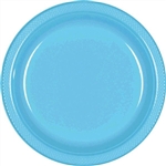 CARRIBEAN BLUE 7in PLASTIC PLATES