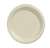 IVORY DESSERT PLASTIC PLATES 7in-20 CT