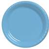 PASTEL BLUE LUNCHEON PLASTIC PLATES 9in-20 CT