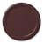 CHOCOLATE LUNCHEON PLASTIC PLATES 9in-20 CT