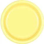 Light Yellow Luncheon Plastic Plates 9 inch-20 Ct