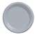 SILVER LUNCHEON PLASTIC PLATES 9in-20 PC