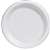WHITE DINNER PLASTIC PLATES 10.25in.-20 PC
