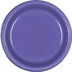 NEW PURPLE 10.25in. PLASTIC PLATES