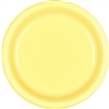 Light Yellow Dinner Plastic Plates 10.25 inch-20 Ct