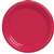 RED DINNER PLASTIC PLATES 10.25in.-20 CT
