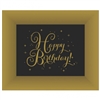 Gold Happy Birthday Large Trays - 2 Pack