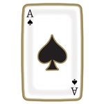 Casino Playing Card Shaped Plates, 9"