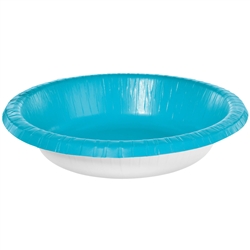 Caribbean Blue 20oz Paper Bowls - 20 Count