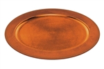 Elegant Orange Oval Platter