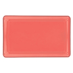 Pantone Living Coral Plastic Rectangular Tray