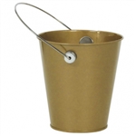 GOLD METAL BUCKET