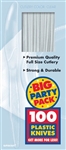 Big Pack Knives 100ct Clear