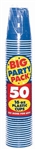 BRIGHT BLUE 12OZ CUP PARTY PACK 50CT